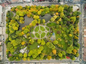 Park in Dublin St Stephen's Green aerial